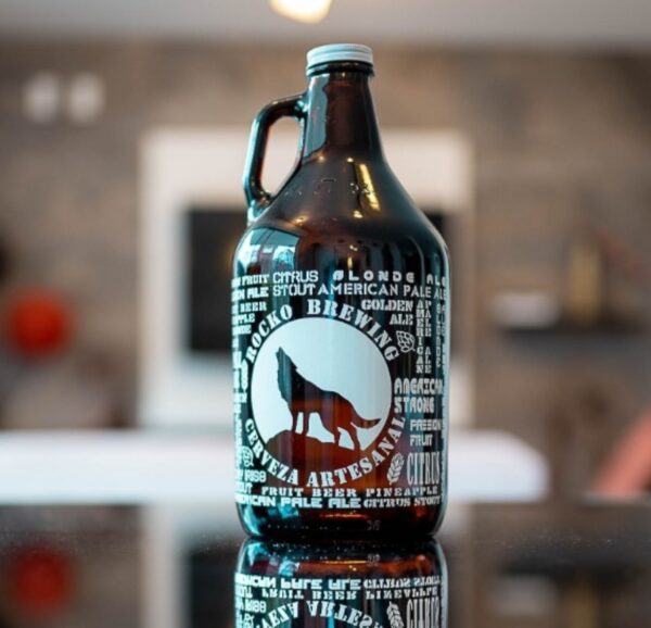 Growler Recargable Rocko Brewing – 1.9L + 2 Portavasos