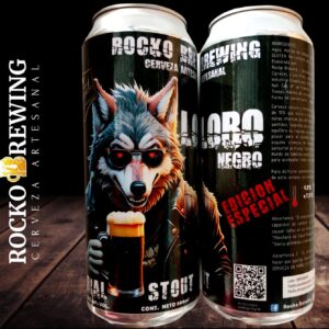 Lobo Negro – Imperial Stout con Café y Chocolate (500ml)