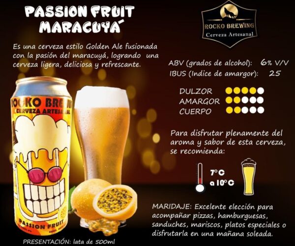 Passion Fruit  Maracuyá (500ml)